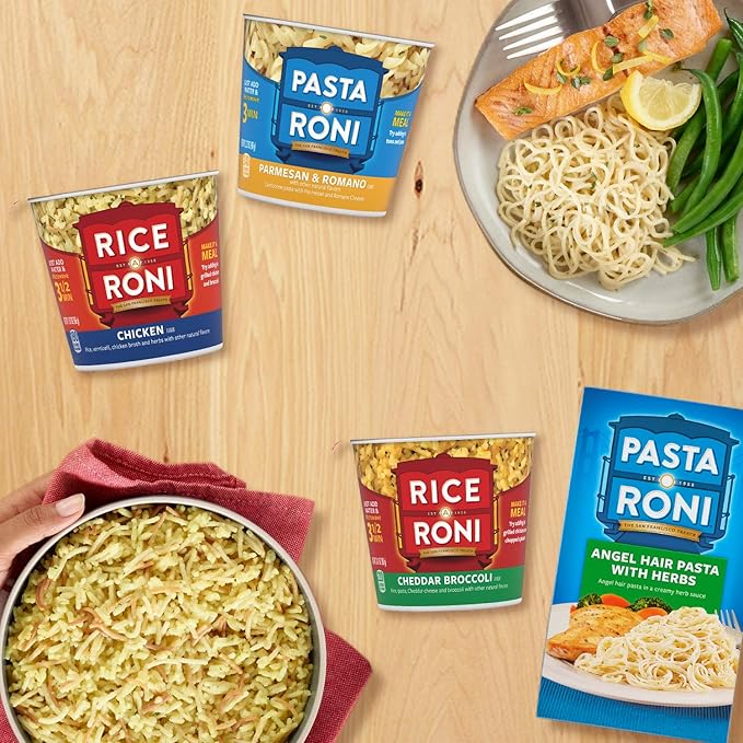 Rice-A-Roni Cups, Individual Cup 2.25 Ounce(12 Pack)