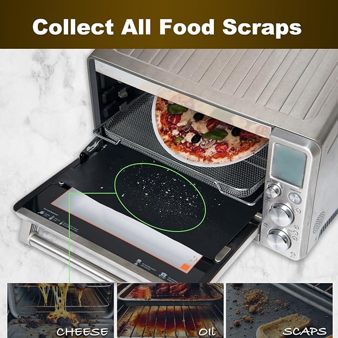 4 Pack Air Fryer Liners for Cuisinart Air Fryer Cuisinart Convection Toaster Oven and Emeril Lagasse 26 QT Extra Large Air Fryer