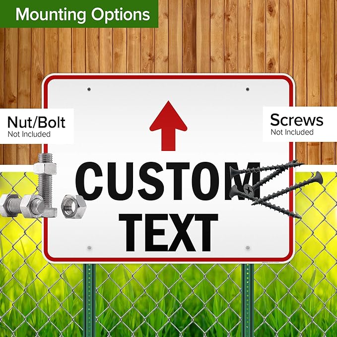 Custom Arrow,Custom Directional Sign, Up Arrow,36x48 Inches, Reflective, Rust Free DiBound, Fade Resistant, Made in USA by My Sign Center