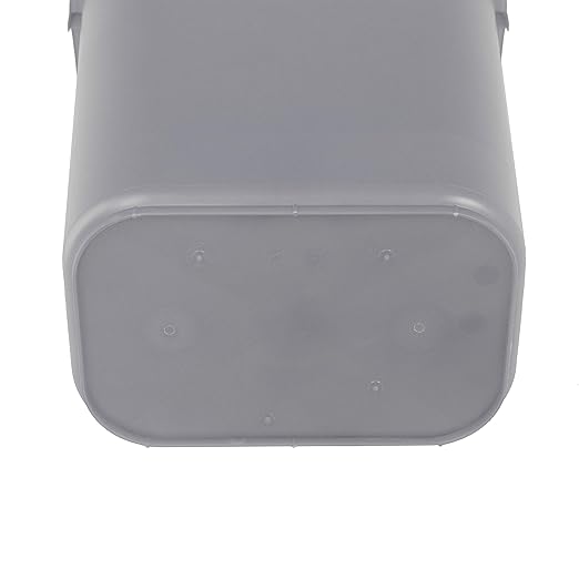 Amazon Basics Rectangular Commercial Office Wastebasket, 10 gallons (Pack of 1), Grey