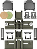 Upgraded W10350375 Dishwasher Top Rack Adjuster Parts & W10195372 W10195373 Dishwasher Rack Adjuster Housing for Whirlpool WDT730PAHZ0, WDT750SAHZ0, Fit Kenmore Kitchenaid Dishwasher Parts Upper Rack