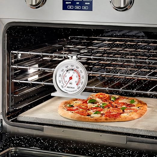 Oven Thermometer 50-300°C/100-600°F, Oven Baking Chef Thermometer Instant Read Stainless Steel Thermometer Kitchen Cooking Thermometer, Oven Temperature Gauge