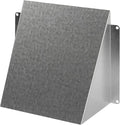 Repa Market 6 x 6 Inch Galvanized Steel Vent Cover - Duct Exhaust/Inlet Rain Deflector - Weatherproof Guard for Ventilation Systems/Indoor/Outdoor Vent Hood/Air Vent Grille Protection Roof