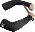 Evridwear Protective Arm Sleeves Cut Resistant Farmers Sleeves for Men Work, Gardening, Farming, Arm Protectors for Thin Skin and Bruising (S, Black No Thumb Hole)