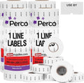 Perco Use by 1 Line Labels - 4 Sleeves, 32,000 "Use by Labels for Perco Lite, X, Plus and Pro 1 Line Date Guns