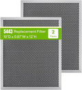 2 Packs 5443 Basement Dehumidifier Filter Fits for Whole-House Dehumidifiers Models 1830 1850 1852 and Ventilation Models 8191 8192,12″x 10″x 0.8″Washable MERV 8 Filter Replacement