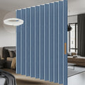 100% Blackout Privacy Room Divider Curtains Thermal Blackout Curtain for Patio Door, Include Ceiling Curtain Track, Bedroom Partition and Shared Office Space(Blue, W180 x L108, 1 Pack)