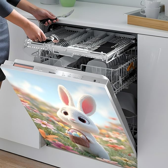 Dishwasher Magnet Sticker Cover Panel Decal Refrigerator Magnetic Sticker Decorative for Kitchen Decoration,Fridge Door Cover, Appliances Stickers 23"x26"