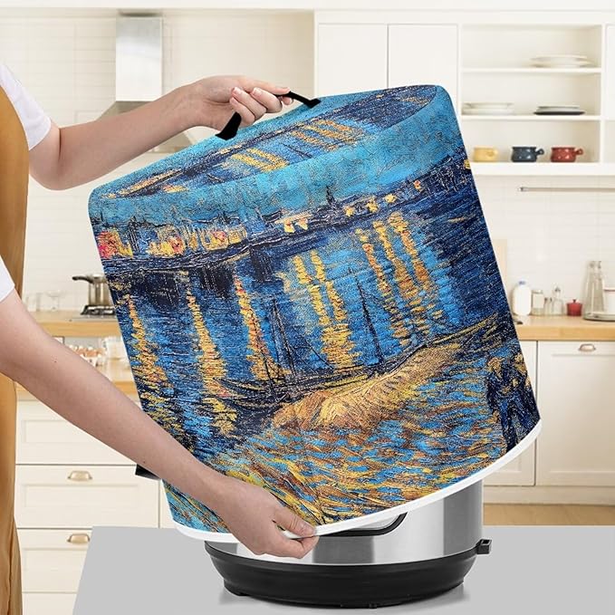 Starry Night Dust Cover for 3 Quart Instant Pot, Universal Size, Polyester, Not Water Resistant