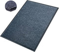 Front Door Mat,4'x8'Indoor Outdoor Door Mat,Heavy Duty Durable Welcome,Commercial Floor Mats Inside Outside Entrance, Waterproof All-Season, All-Weather Non Slip Backing Doormat for Entryway,Dark Gray