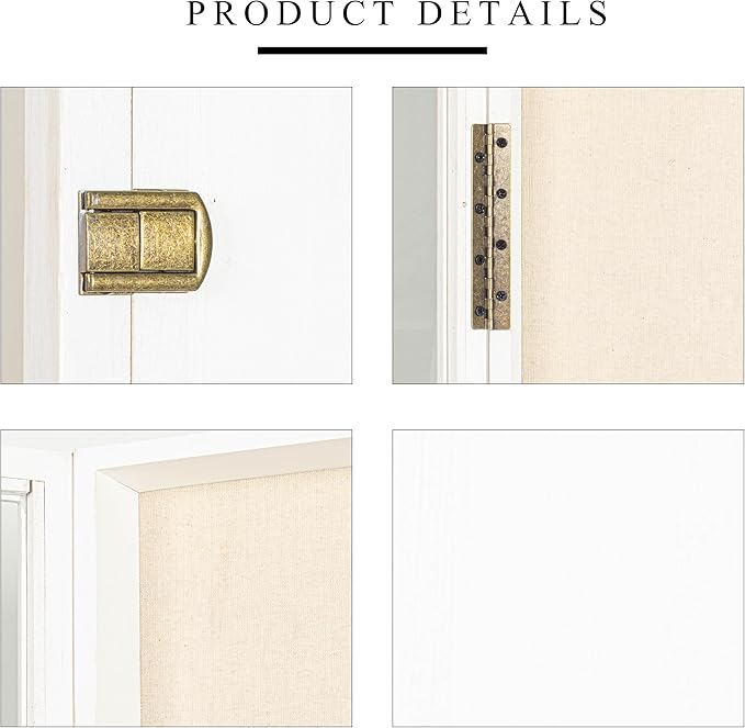 Freezing point Shadow Box Frame 14x47 Flower Shadow Box Pin Display Case Cabinet Picture Frame with Linen Back Memorabilia Awards Medals Badge Bouquet Wedding Memory Box for Keepsakes Long White