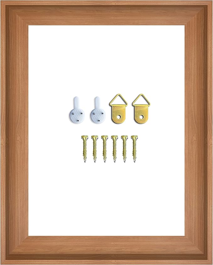 DIY Canvas Floater Frames, 1.25" Deep, Light Brown, 12x16 inches