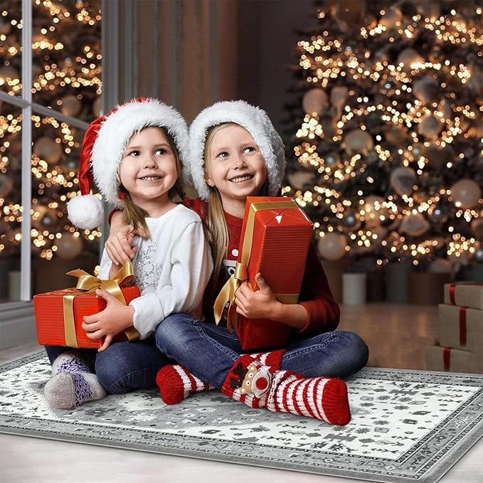 Collive Boho Anti Fatigue Kitchen Mats Sets 2 Piece Non Skid Kitchen Mats for Floor Cushioned Kitchen Rugs and Mats Waterproof Ergonomic Comfort Standing Mat Runner for Kitchen,Home,Office,Laundry