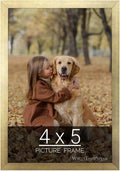wallsthatspeak 4x5 Gold Picture Frame for Puzzles Posters Photos or Artwork