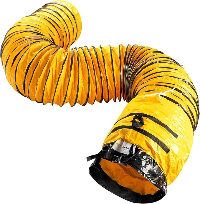 MOUNTO 25FT PVC Flexible Duct Hosing for Exhaust Fan (16inch)