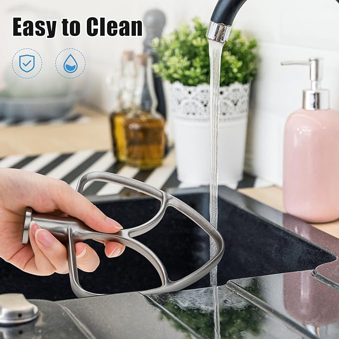 Stainless Steel K45B Coated Flat Beater for KitchenAid 4.5-5 Qt Mixer Paddle Attachment Flat Beater Fits Stand Mixer Bowls For KitchenAid 4.5-5 Quart Bowls, Kitchenaid Paddle Attachment