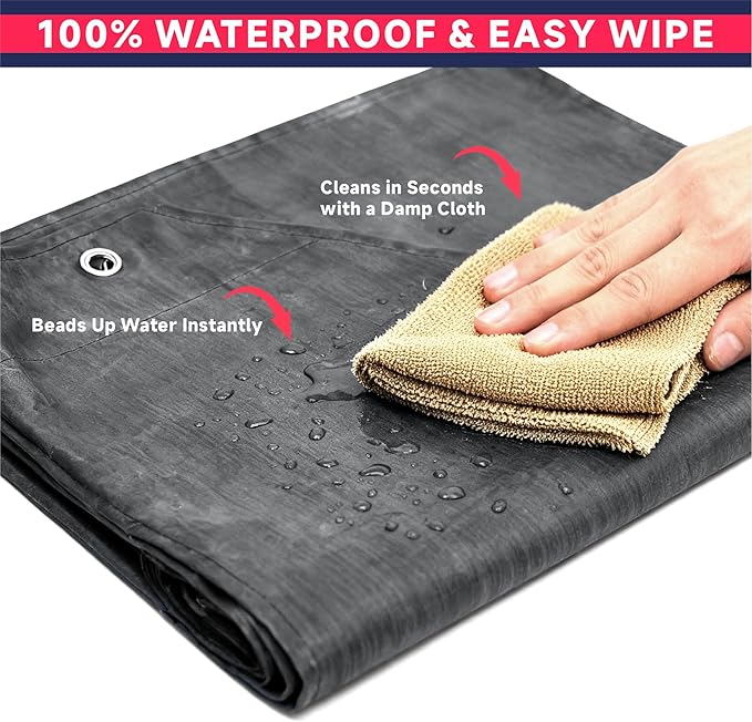 GoldPig Thick Rubber Apron: Waterproof, Chemical Resistant, Adjustable Neck & Belt for Dishwashing, Gardening, Butchering