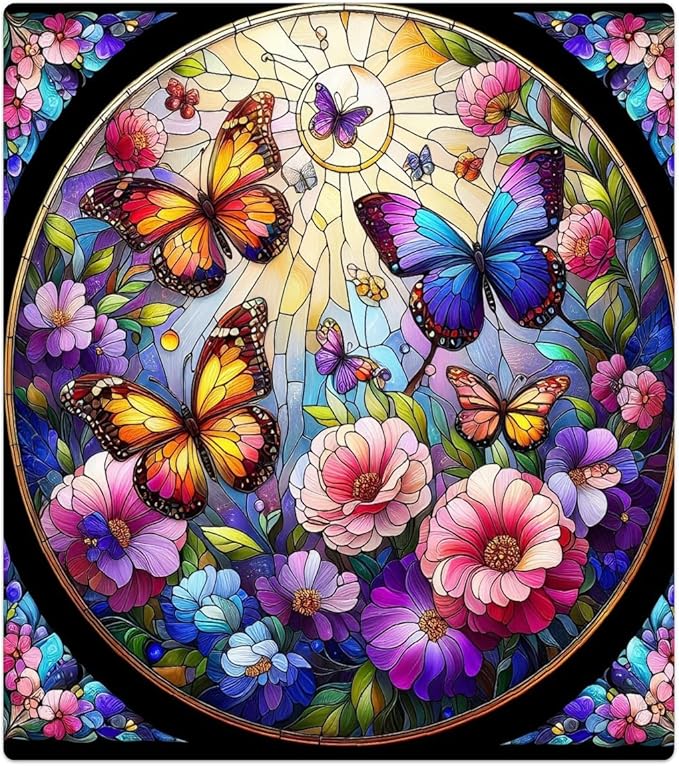 Spring Butterfly Dishwasher Magnet Cover Butterfly Rainbow Animal Dishwasher Decorative Cover Front Dishwasher Door Cover Reuseable Dishwasher Cover Panel Decal for Kitchen Home Appliances 23" X 26"
