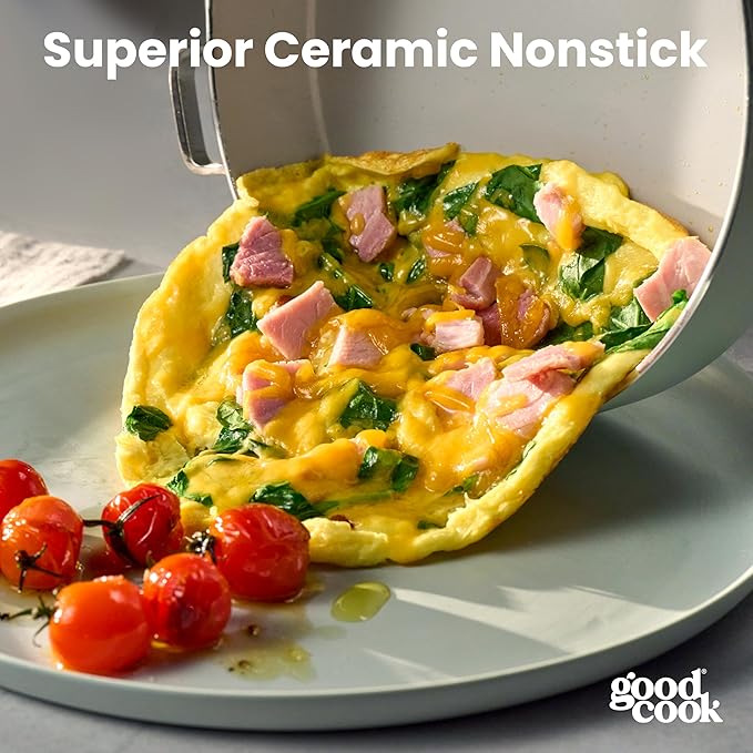 GoodCook Removable Handle – Replacement for GoodCook Removable Handle Ceramic Cookware Set, Detachable, Secure Click-On Heat-Resistant, Durable & Easy to Attach, 1-Piece, Sage Green