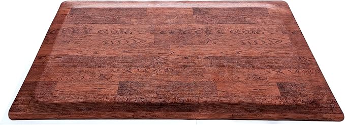Rhino Mats, Softwoods Anti Fatigue Floor Mat, Commercial Grade Kitchen Mat, Standing Desk Mat, Office, Garage or Anywhere, Standing Comfort. (Oak, 3' x 5' x 7/8")