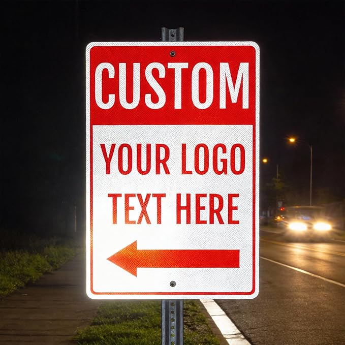 Custom Metal Sign for Door Home Office, 10x7 Inch, Rust-Free Aluminum Weather Resistant, Waterproof, Durable Ink, Easy to Mount, Outdoor Wall Display