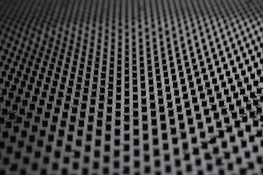 Guardian Platinum Series Indoor Wiper Floor Mat, Rubber with Nylon Carpet, 3'x 5', Black