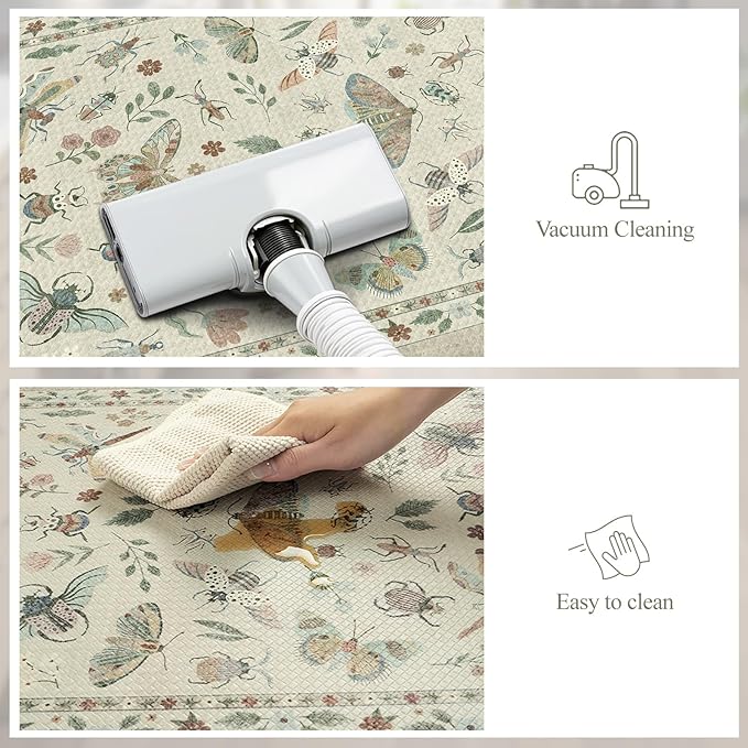 LEEVAN Anti Fatigue Mats for Kitchen Floor Non-Slip, Cushioned Kitchen Mats for Floor 20''x31'', Tan Memory Foam Kitchen Mat Set, Waterproof Ergonomic Standing Mat for Bar, Office,Desk, Laundry