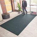 Consolidated Plastics Brush Dry Mat - Made in USA, Heavy-Duty Commercial DoorRug for Indoor/Outdoor Entryways, Non-Slip Backing for High-Traffic Areas (4' W x 6' L, Blue)