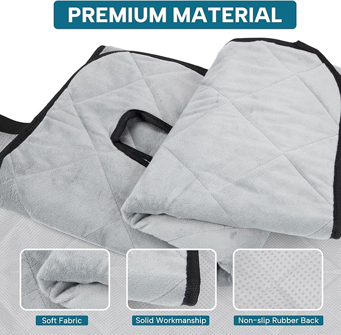 Golf Cart Seat Covers - 51'' x 31'' Winter Golf Cart Seat Blanket Towel Fits Most 2-Person Club Cars with Armrests for EZGO DS Precedent TXT RXV