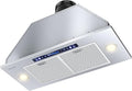 HisoHu 30 Inch Insert Range Hood, 1200 CFM with Ducted Convertible Ductless (Kit Included), 4 Speed Gesture Sensing&Touch Control Panel, Stainless Steel Kitchen Vent