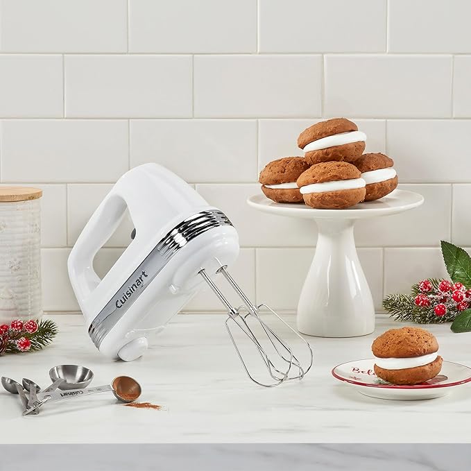 Cuisinart CPT-415P1 Countdown Metal Toaster, 2-Slice, Brushed Stainless & HM-90BCS Power Advantage Plus 9-Speed Handheld Mixer with Storage Case, Brushed Chrome