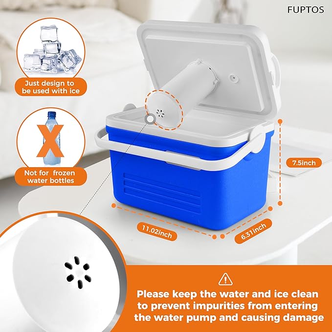Ice Machine for Knee After Surgery, Ice Therapy Machine with Universal Pad, Cold Therapy Machine for Knee, Shoulder, Hip, Leg and Hip