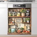 Dishwasher Magnet Sticker Cover Panel Decal Refrigerator Magnetic Sticker Decorative for Kitchen Decoration,Fridge Door Cover, Appliances Stickers 23"x26"