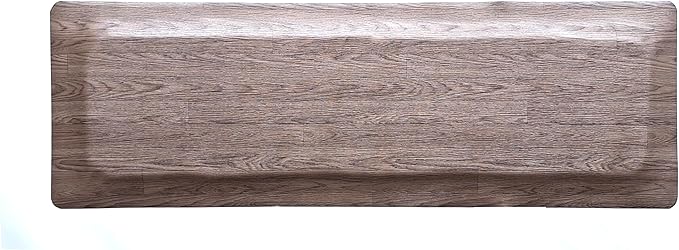 Rhino Mats, Softwoods Anti Fatigue Floor Mat, Commercial Grade Kitchen Mat, Standing Desk Mat, Office, Garage or Anywhere, Standing Comfort. (Driftwood, 2' x 6' x 1/2")