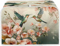 Hummingbird Flower Print 4 Slice Toaster Cover Dustproof Fingerprint Protectors Kitchen Accessories Decor