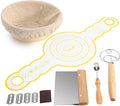 Bread Proofing Baskets 8.5 inch Round Dough Proofing Bowls w/Liners Perfect for Home Sourdough Bakers Baking
