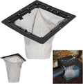 Catch Basin Drain Filter, Square Catch Basin Drain Filter for 12 Inch Clog-Free Drainage and Infiltration Systems, Removable Filter, for Garden, Lawns, Landscaping and Patios (1 Pack)