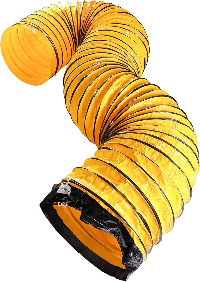 MOUNTO 25FT PVC Flexible Duct Hosing for Exhaust Fan (36inch)