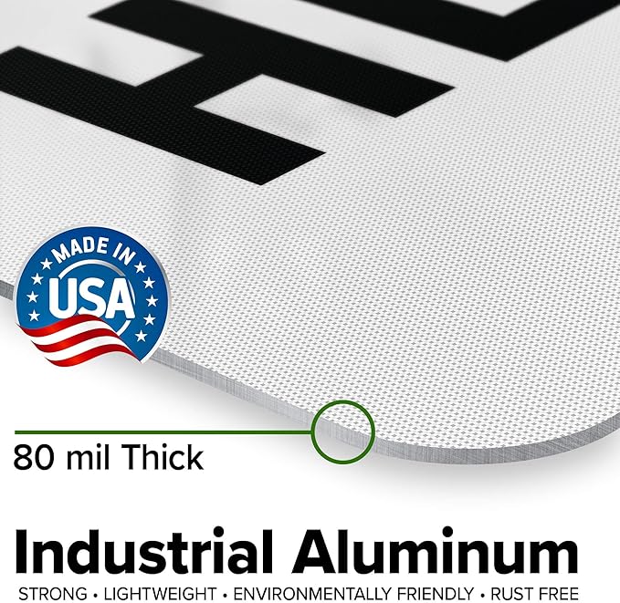 Custom Notice Sign, OSHA Sign, 18x24 Inches, 3M EGP Reflective, Rust Free .080 Aluminum, Fade Resistant, Made in USA by My Sign Center