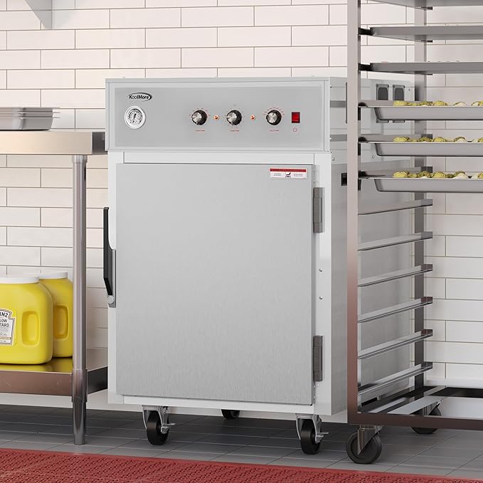 KoolMore Half-Size One Door Commercial Cook And Hold Oven 3,000 W and 208/240V, UL Listed in Stainless-Steel (KM-CCAH3-1D)