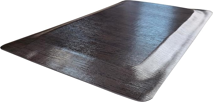 Rhino Mats, Softwoods Anti Fatigue Floor Mat, Commercial Grade Kitchen Mat, Standing Desk Mat, Office, Garage or Anywhere, Standing Comfort. (Black Walnut, 2' x 4' x 7/8")