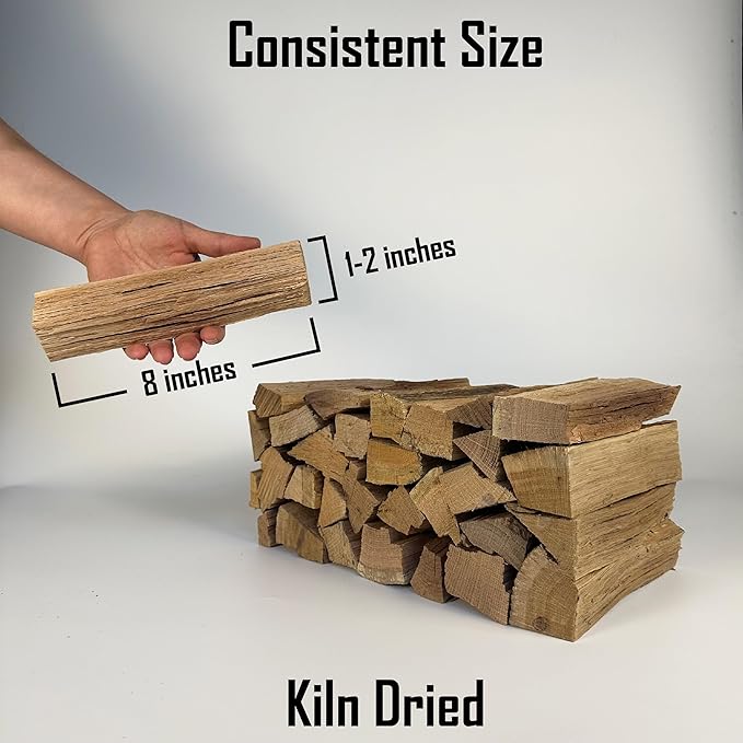 Cherry Mini Split 8" Cooking, Grilling, Smoking Wood, Approx 17lbs Product of USA 1,248 cu. in.