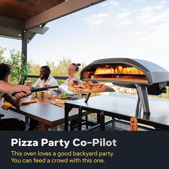 Ooni Koda 16 Natural Gas Pizza Oven – 28mbar Natural Gas Outdoor Oven, Makes 16 Inch Pizzas