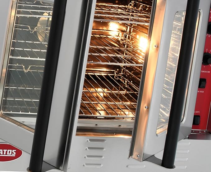 Kratos Commercial Convection Oven - Full Size Double Stack Oven for Restaurants, 108,000 BTU, Liquid Propane Powered (29Y-050)