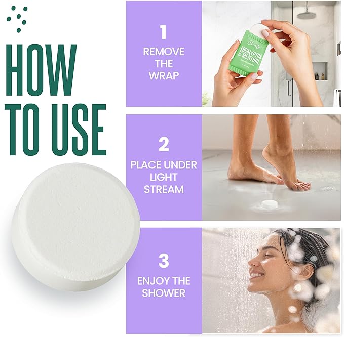 Cleverfy Shower Steamers Aromatherapy - Valentines Day Gifts for Her, Him, Women, Daughter, Mom, Girlfriend, Wife, Teen Girls and Boys - Valentines Gifts for Her, Him, Women and Men - 6 Tablets