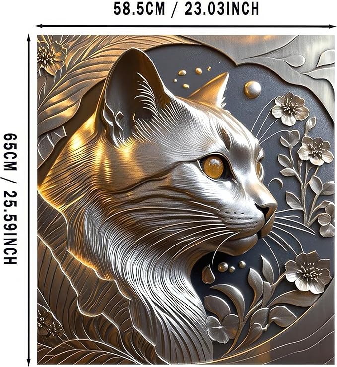 Metal Cat Dishwasher Cover Magnet Kitchen Decor 23x26 Inch Funny Cat Dishwasher Magnet Cover Front Door Panel Decal Sticker for Country Farmhouse Fridge Door Kitchen Decoration