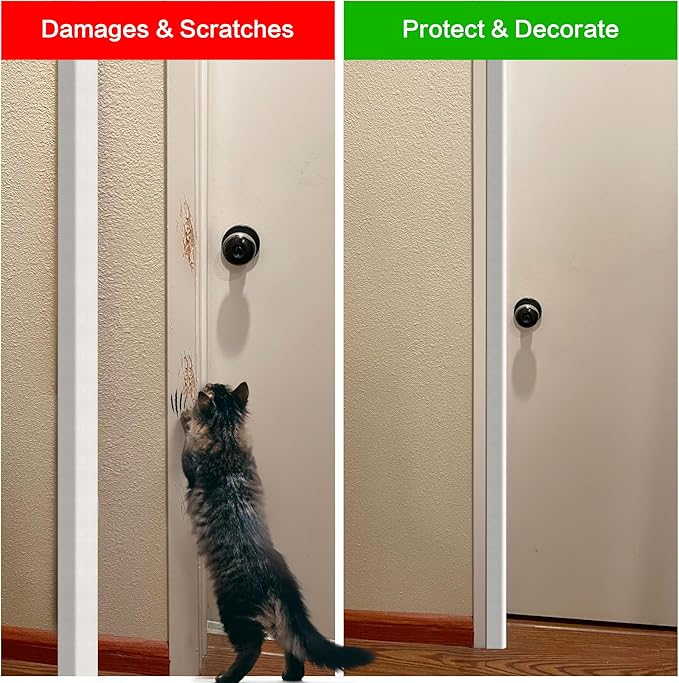 Wall Corner Protector, Walls Edge Protector，Self-Adhesive Wall Corner Guards,PVC Double Side Edge Protector， Furniture Stairs Guard (2, 2.5x120cm/0.98x47.2in)