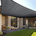 LOVE STORY Custom Size 10' x 13' Graphite Grey Sun Shade Sail Canopy Commercial Rectangle Sail Shade Fabric for Patio Garden Backyard Pool (Customized)
