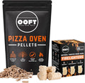 OOFT 100% Hardwood Pizza Oven Pellets and Firestarter Bundle - 5KG Resealable Bag - Suitable for Ooni, Dellonda, Nero, Fresh Grills, Ninja Woodfire and More - Includes Box of 25 Natural Firestarters