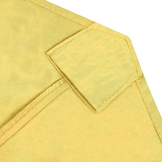 EliteShade USA 9FT Patio Umbrella Replacement Covers 8 Ribs Market Umbrella Canopy Cover (CANOPY ONLY) (Yellow)